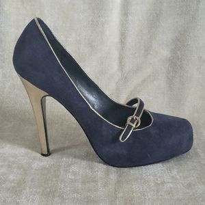 ⌛️CLEARANCE  - Faux Mary Jane heel in violet, sz 6.5